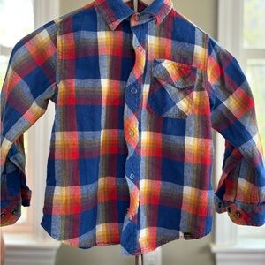 LL Bean flannel kids size M5-6